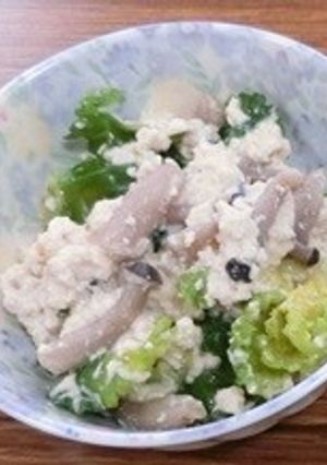 プチヴェールとしめじの白和え～秋葉区～-レシピのメイン写真