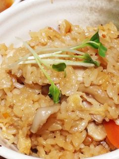 圧力鍋で☆定番炊き込みご飯-レシピのメイン写真