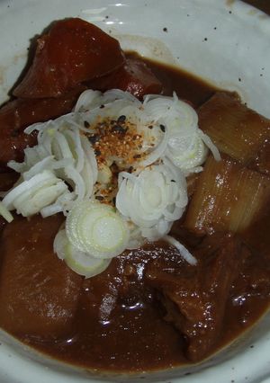 普通のお鍋で☆牛すじ煮込み（味噌味）-レシピのメイン写真