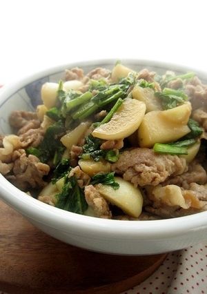 豚肉と蕪の和風炒め-レシピのメイン写真