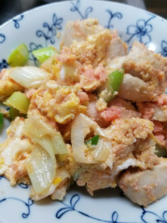 焼くだけ簡単★鶏肉とたらこの炒め物-レシピのメイン写真