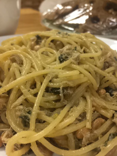 余った納豆で和風パスタ!-レシピのメイン写真
