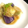 ゼブラナスと白ナスの揚げ浸し