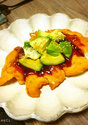 ザクッとチキン！アボカドBBQソース-レシピのメイン写真