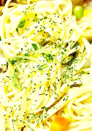 簡単コーンクリームスープパスタ-レシピのメイン写真