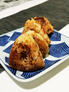 鮭バターの焼きおにぎり-レシピのメイン写真