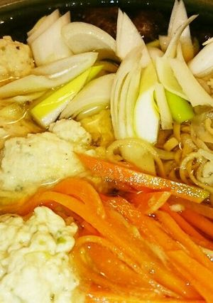 簡単!鶏団子鍋-レシピのメイン写真