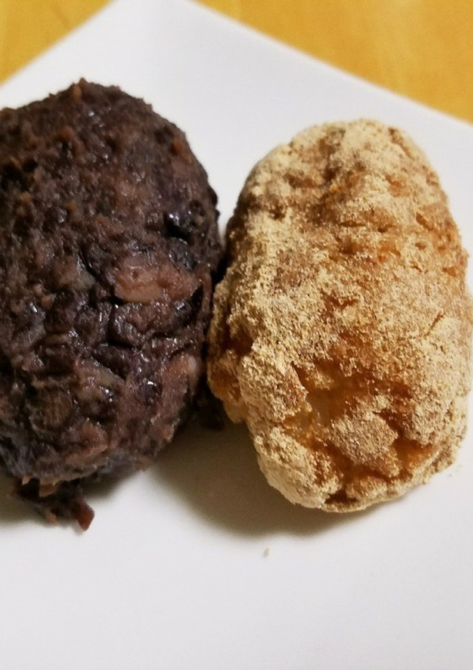 小豆水煮使用 おはぎ-レシピのメイン写真