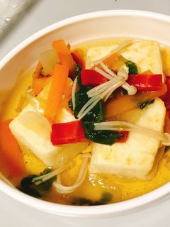 揚げない簡単!揚げ出し豆腐の野菜あんかけ-レシピのメイン写真