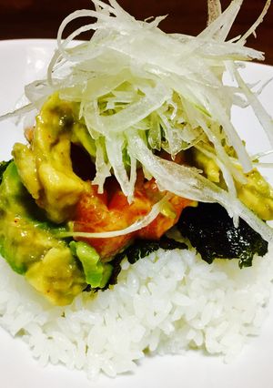 韓国風♪サーモンポキ丼♪-レシピのメイン写真