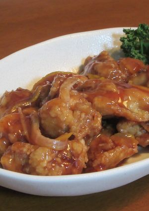 鶏もも肉の唐揚げ　だし醤油甘酢あんかけ-レシピのメイン写真