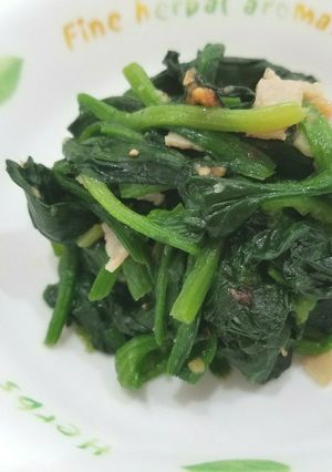 茅乃舎野菜だし❤️ほうれん草ソテー♪-レシピのメイン写真