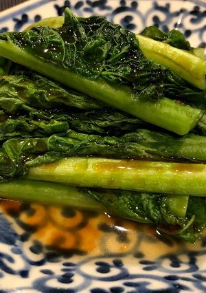 かつお菜のオイスターソース掛け-レシピのメイン写真