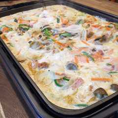รูปของ ホットプレートで鮭のクリーム煮