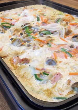 ホットプレートで鮭のクリーム煮-レシピのメイン写真