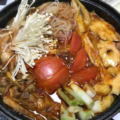 รูปของ 甘すぎない♡超ウマ！トマトすき焼き鍋