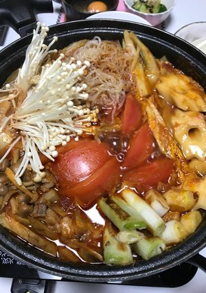 甘すぎない♡超ウマ！トマトすき焼き鍋-レシピのメイン写真