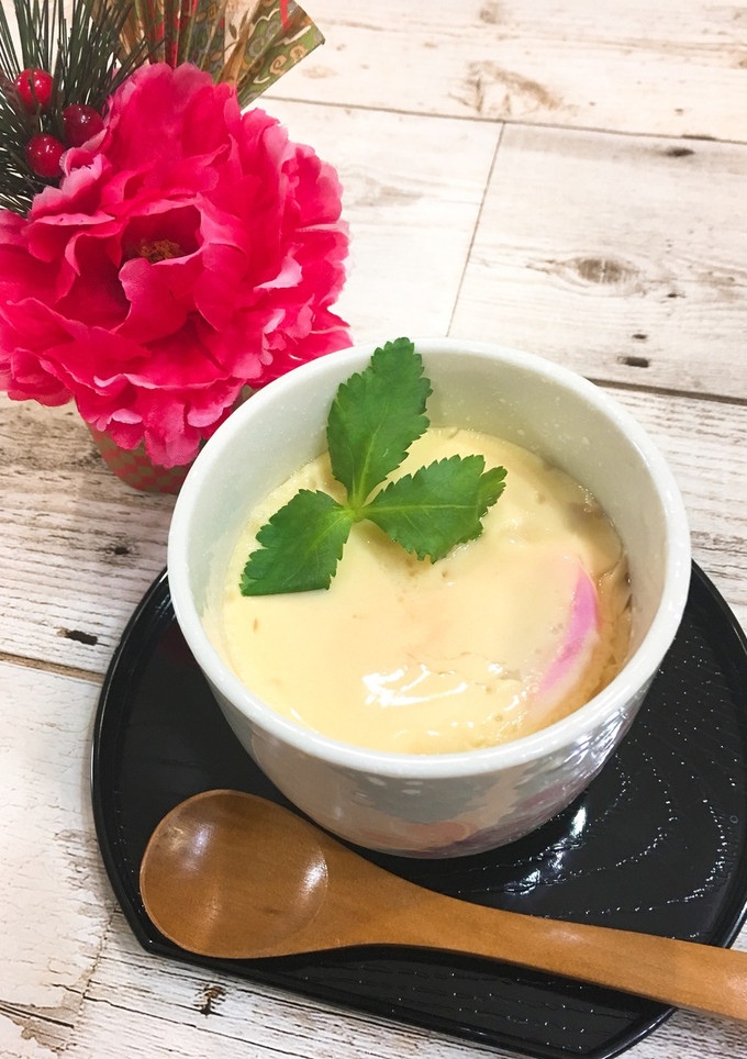 レンジde簡単♪ぷるぷるんっ茶碗蒸し-レシピのメイン写真