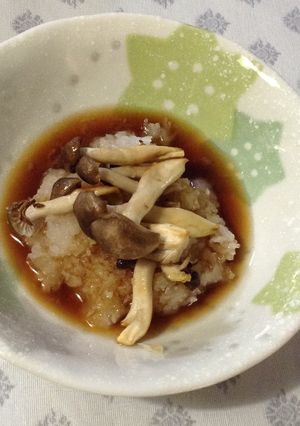 ☆超ヘルシーしめじ大根おろしのポン酢がけ-レシピのメイン写真