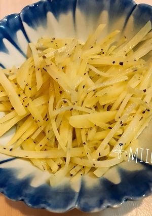 *シャキシャキ！ガリバタじゃかきんぴら*-レシピのメイン写真