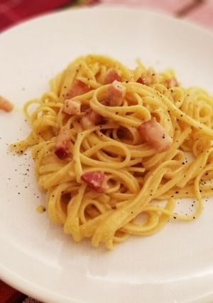 にんにくと全卵のカルボナーラ-レシピのメイン写真