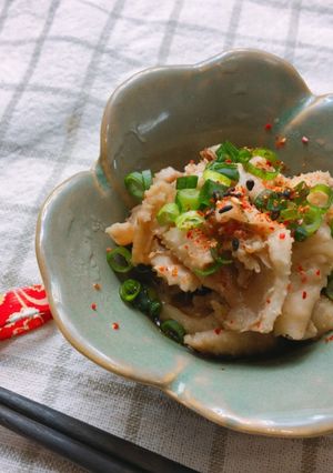 簡単逸品☆鶏皮ポン酢-レシピのメイン写真