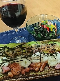 ショルダーベーコンとアボカドの長芋おろし-レシピのメイン写真