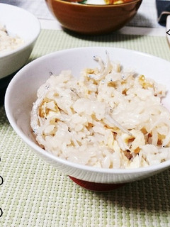 糖質OFF!白滝とじゃこの炊き込みご飯♪-レシピのメイン写真