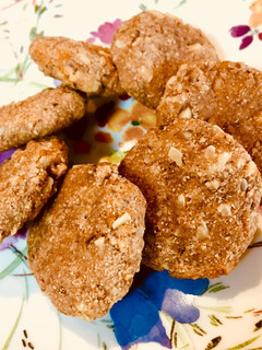 糖質オフ♫バナナ胡桃おからだけクッキー-レシピのメイン写真