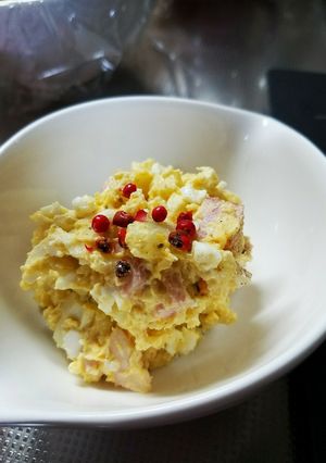 食欲そそる香りと味！カレー味のポテサラ-レシピのメイン写真