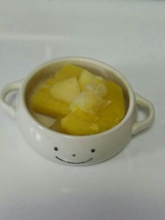 さつまいもとりんごと柚の煮物-レシピのメイン写真