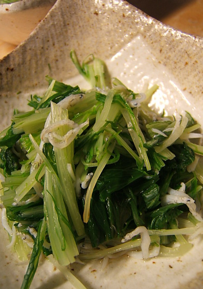 水菜としらすの柚風味和え-レシピのメイン写真