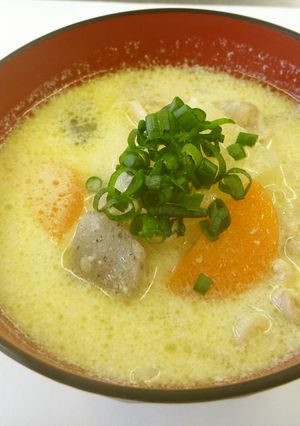 具だくさんのチーズ入りミルクとん汁-レシピのメイン写真