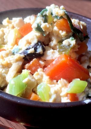 安価だから丁寧に 炒り豆腐-レシピのメイン写真
