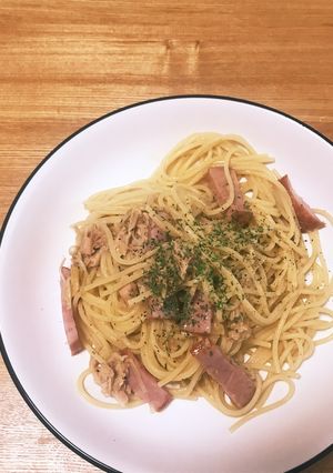 ツナのバター醤油パスタ-レシピのメイン写真