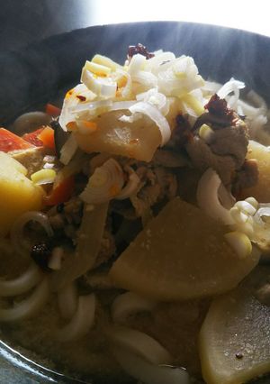豚汁うどん-レシピのメイン写真