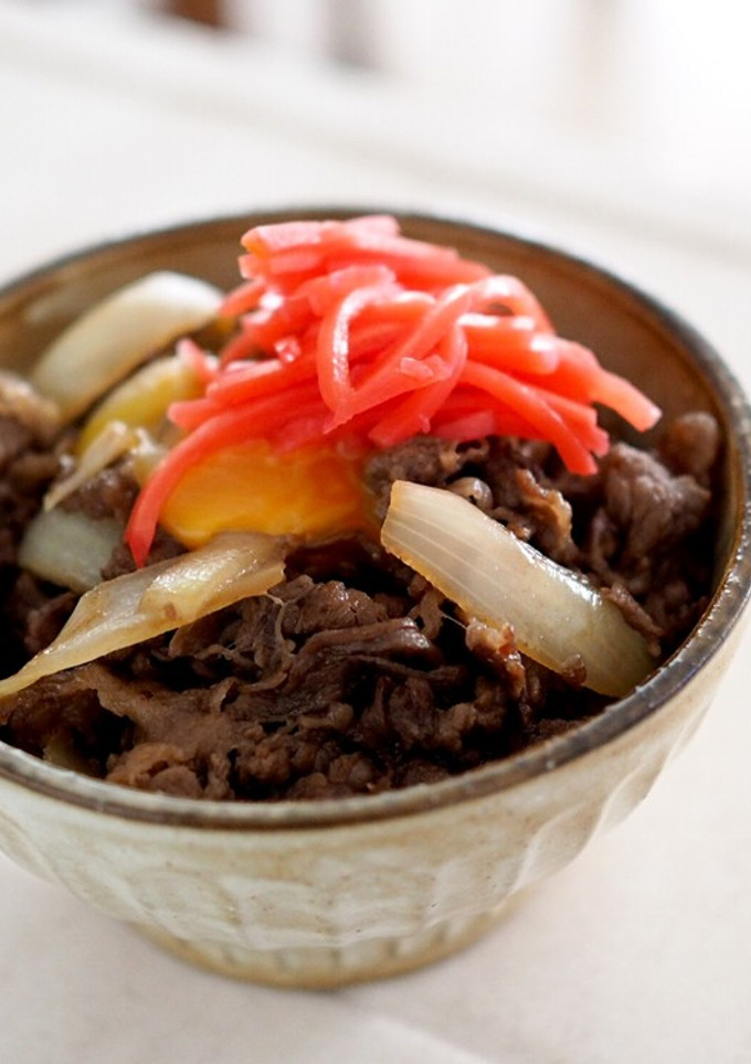 簡単！炒めて作る牛丼-レシピのメイン写真