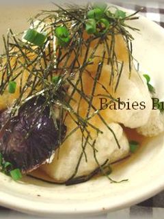 茄子と餅の揚げだし風-レシピのメイン写真