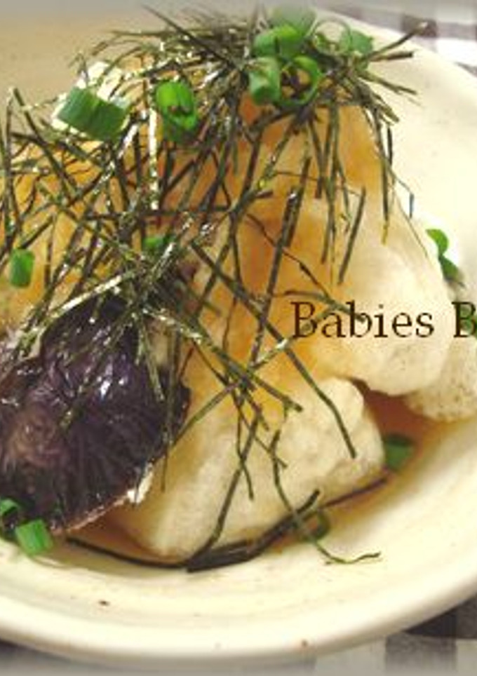 茄子と餅の揚げだし風-レシピのメイン写真