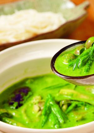 大和寒熟ほうれん草のグリーンカレー-レシピのメイン写真