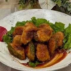 รูปของ 綾ピーマンのぶどう豚肉詰めにんじんソース