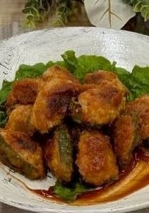 綾ピーマンのぶどう豚肉詰めにんじんソース-レシピのメイン写真