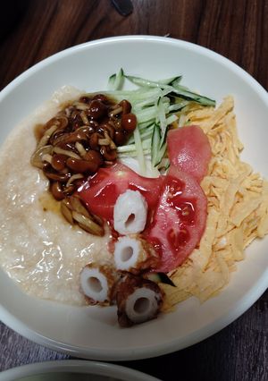 とろろなめこの冷やしうどん-レシピのメイン写真