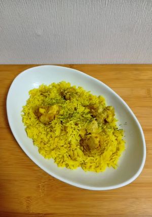 万博の味！？炊飯器で炊くチキンビリヤニ-レシピのメイン写真