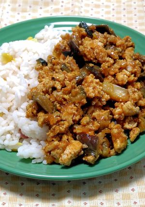 ナスのドライカレー-レシピのメイン写真