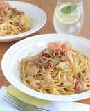 めんつゆで簡単！きのこたっぷり和風パスタ