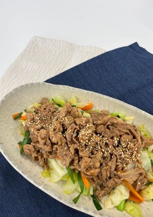 炒め野菜の豚肉ソース-レシピのメイン写真