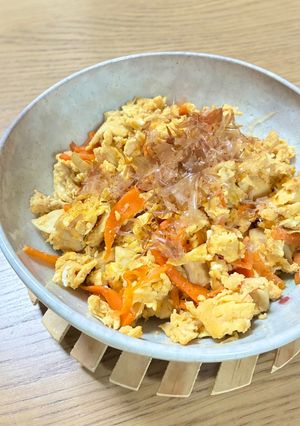 ささみとにんじんの味噌炒め-レシピのメイン写真