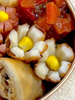 お弁当に🌼ちくわとコーンのお花-レシピのメイン写真