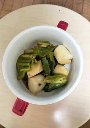長芋とピーマンのごまポン酢和え-レシピのメイン写真